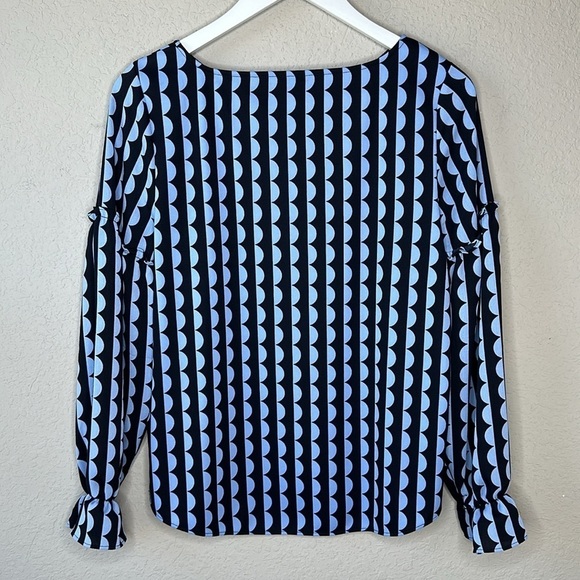 Ann Taylor Ruffle Sleeve Blouse Size Small - Picture 5 of 9